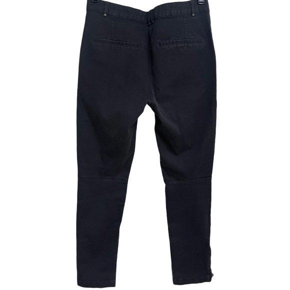 💙 3 for $12 - H&M Navy Khaki Skinny Pants Brass Zipper Detail - Picture 2 of 9